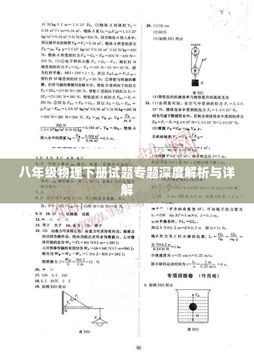 八年級物理下冊試題專題深度解析與詳解