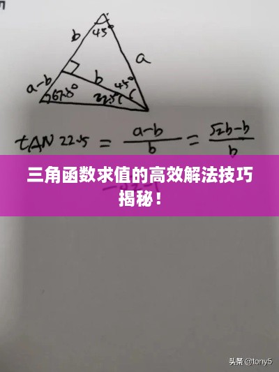 三角函數(shù)求值的高效解法技巧揭秘！