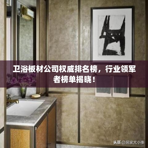 衛(wèi)浴板材公司權(quán)威排名榜，行業(yè)領(lǐng)軍者榜單揭曉！