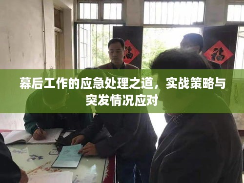幕后工作的應(yīng)急處理之道，實(shí)戰(zhàn)策略與突發(fā)情況應(yīng)對(duì)