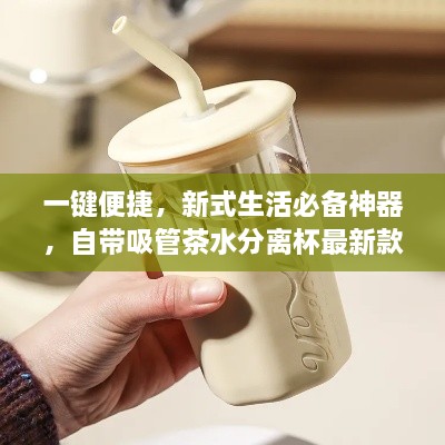一鍵便捷，新式生活必備神器，自帶吸管茶水分離杯最新款亮相！