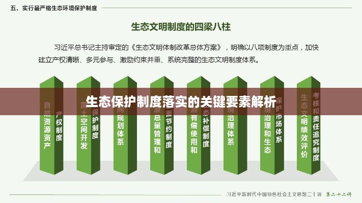 生態(tài)保護(hù)制度落實(shí)的關(guān)鍵要素解析