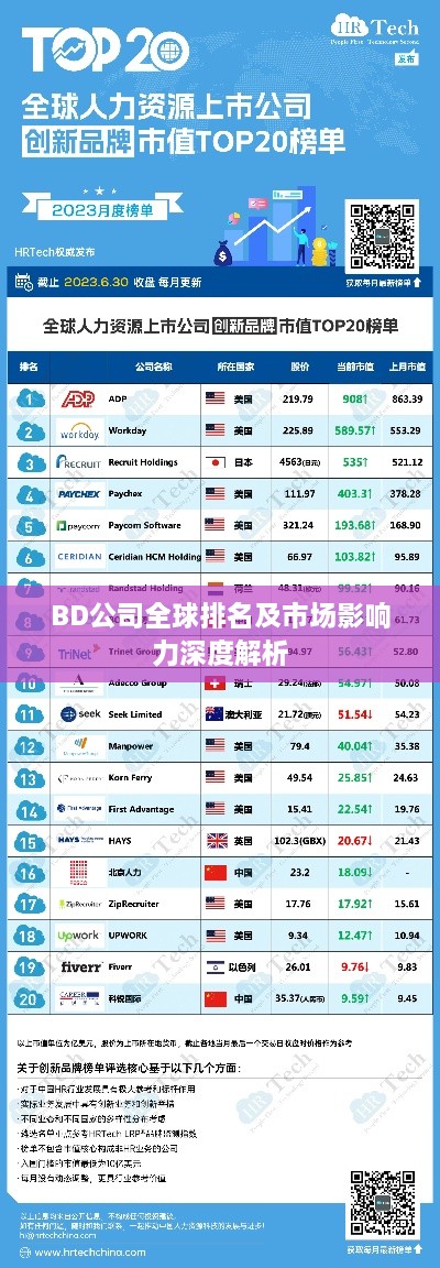 BD公司全球排名及市場(chǎng)影響力深度解析