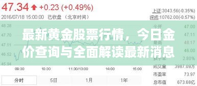 最新黃金股票行情，今日金價(jià)查詢與全面解讀最新消息