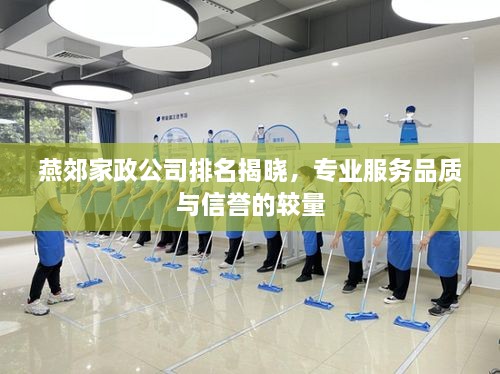 燕郊家政公司排名揭曉，專業(yè)服務(wù)品質(zhì)與信譽(yù)的較量
