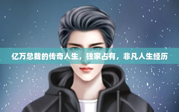 億萬(wàn)總裁的傳奇人生，獨(dú)家占有，非凡人生經(jīng)歷