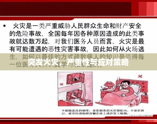 突發(fā)火災(zāi)，嚴(yán)重性與應(yīng)對策略