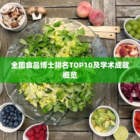全國食品博士排名TOP10及學術成就概覽