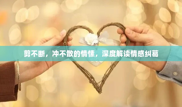 剪不斷，沖不散的情愫，深度解讀情感糾葛