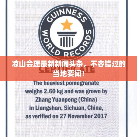 涼山會理最新新聞頭條，不容錯過的當?shù)匾劊? class=